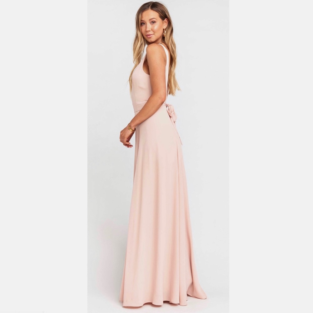 SHOW ME YOUR MUMU PINK V-NECK MAXI DRESS - Picture 6 of 11